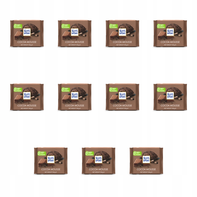 Ritter Sport czekolada mus kakao 100 g X11
