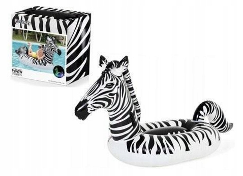 Dmuchany materac zebra Led 254x142cm