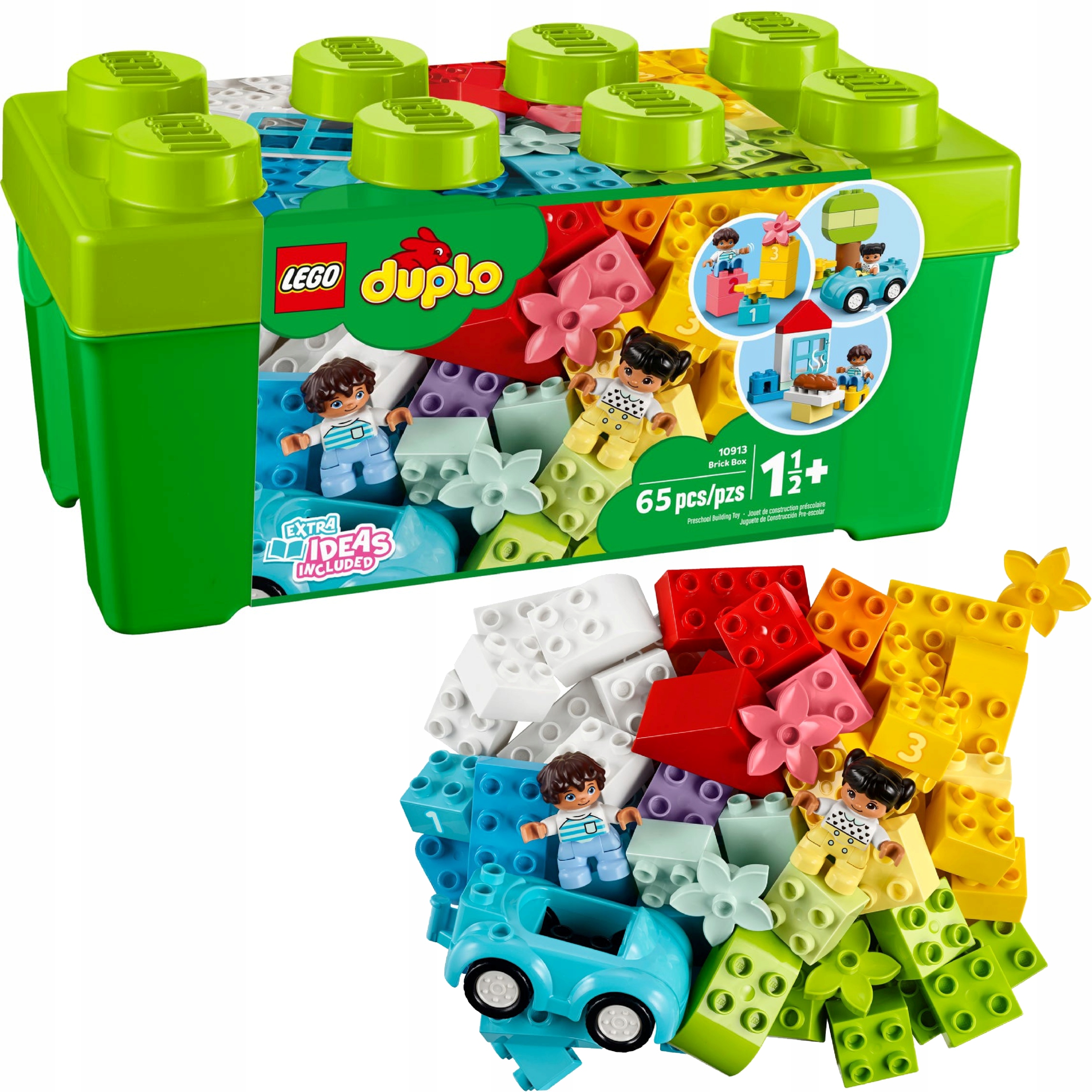 Lego Duplo Krabička s kostkami pro děti od +1,5 roku 10913 65 dílků