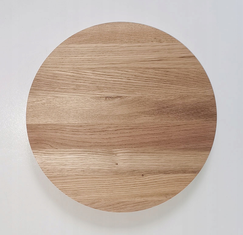 Dubová deska Ab kulatý o průměru 30 cm a tloušťce 4 cm pro stůl lavice Dub 30 cm