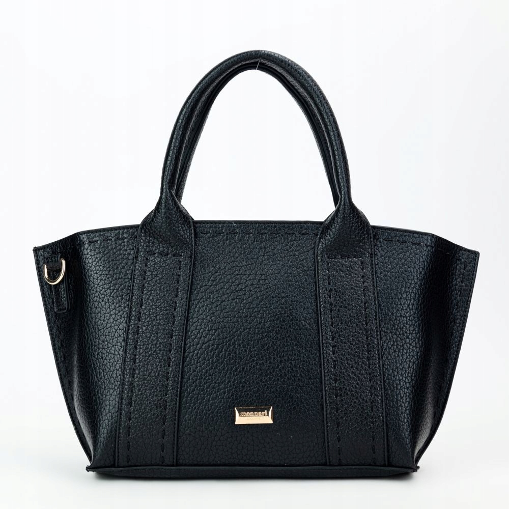 Černá Kabelka Shopperka Monnari, Malá Textura S Puntíky