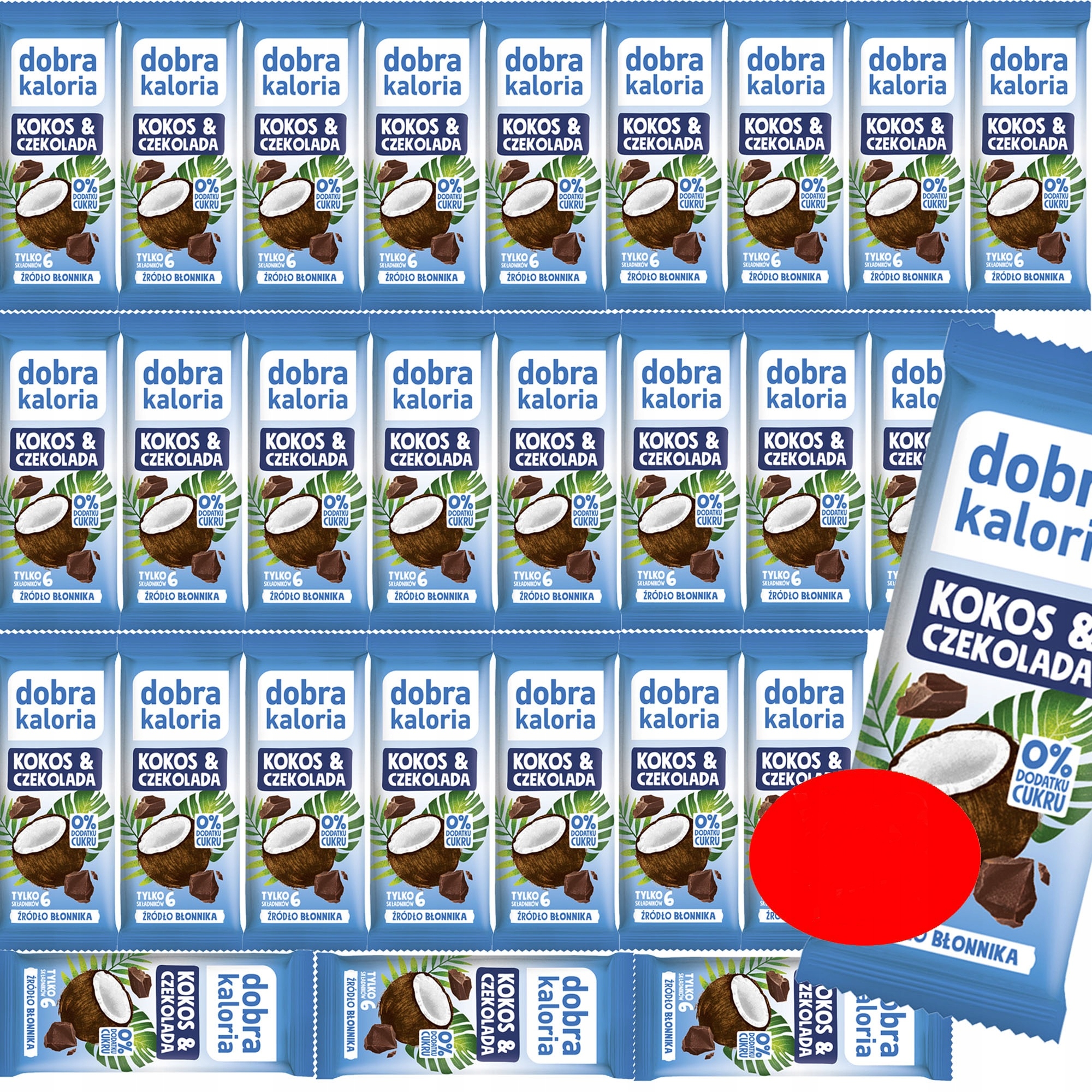 Dobra Kaloria Baton Kokos & Czekolada NR14 x30 szt Wielopak