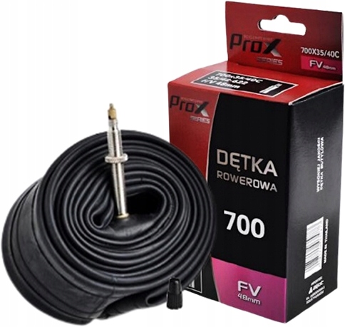 

Dętka 28 rowerowa 700x35-42c Presta 48mm Prox
