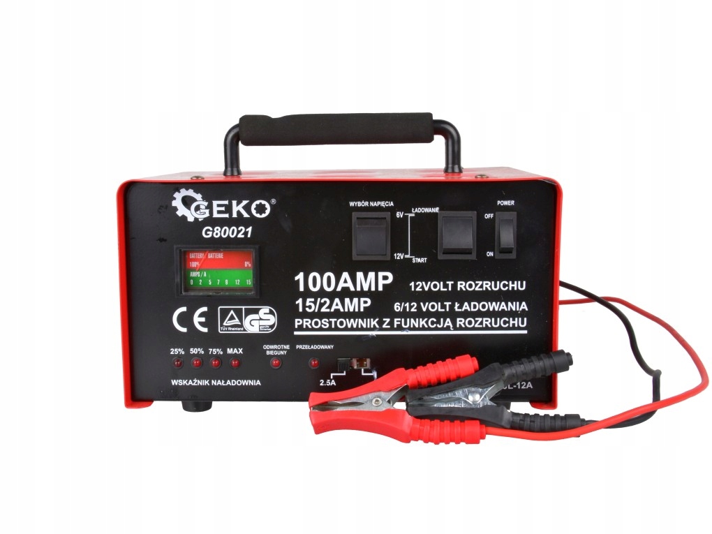 ВЫПРЯМИТЕЛЬ С ПУСКОМ 6/12V ПУСК 100A