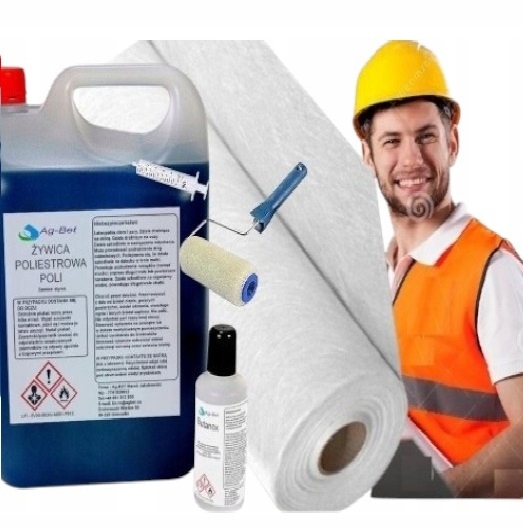 Полиэфирная смола 5 кг 5 м2 MATY450 отвердитель ткань гребная лодка