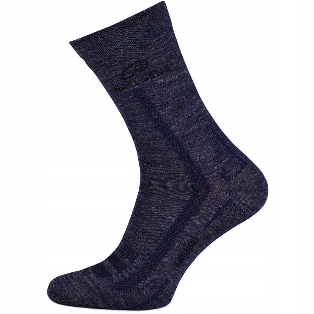 

Skarpety trekkingowe z wełny merynosa granat 42-45