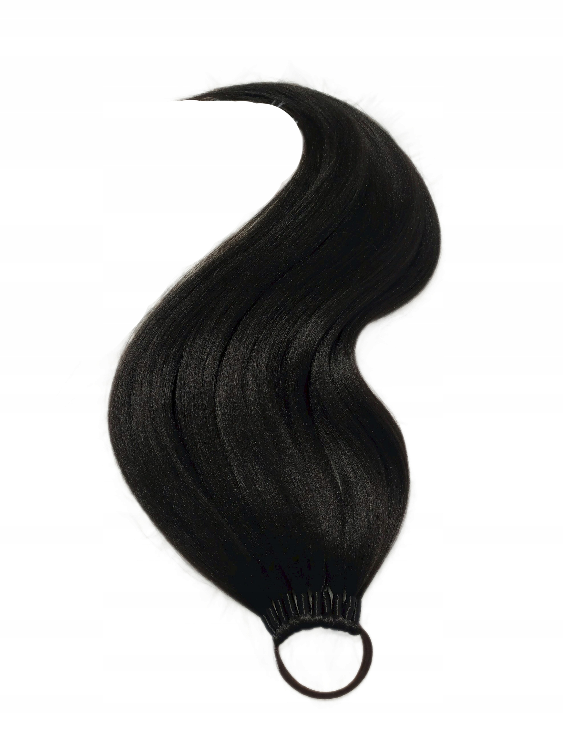 Kucyk Doczepiany Na Gumce, Kuc-Gumka, Treska, brązowy, Pani Czekolada, 40cm