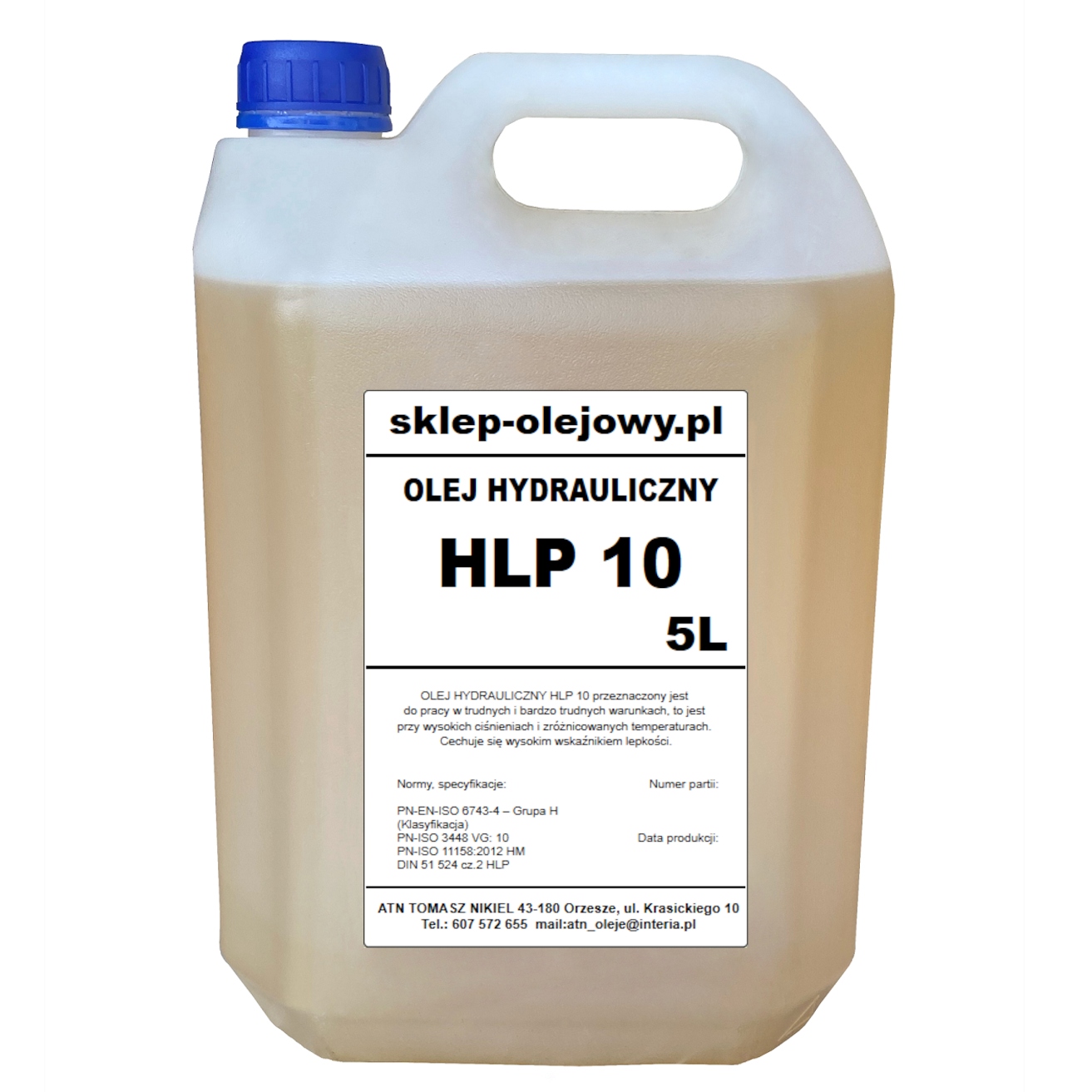 

Olej Hydrauliczny Hlp 10 5L