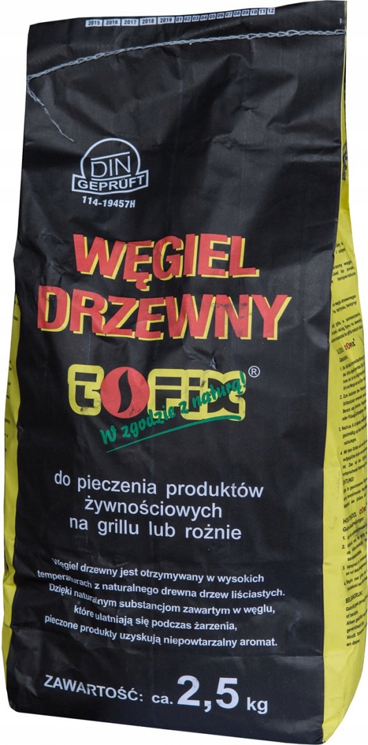 

Węgiel drzewny do grila 2,5 kg