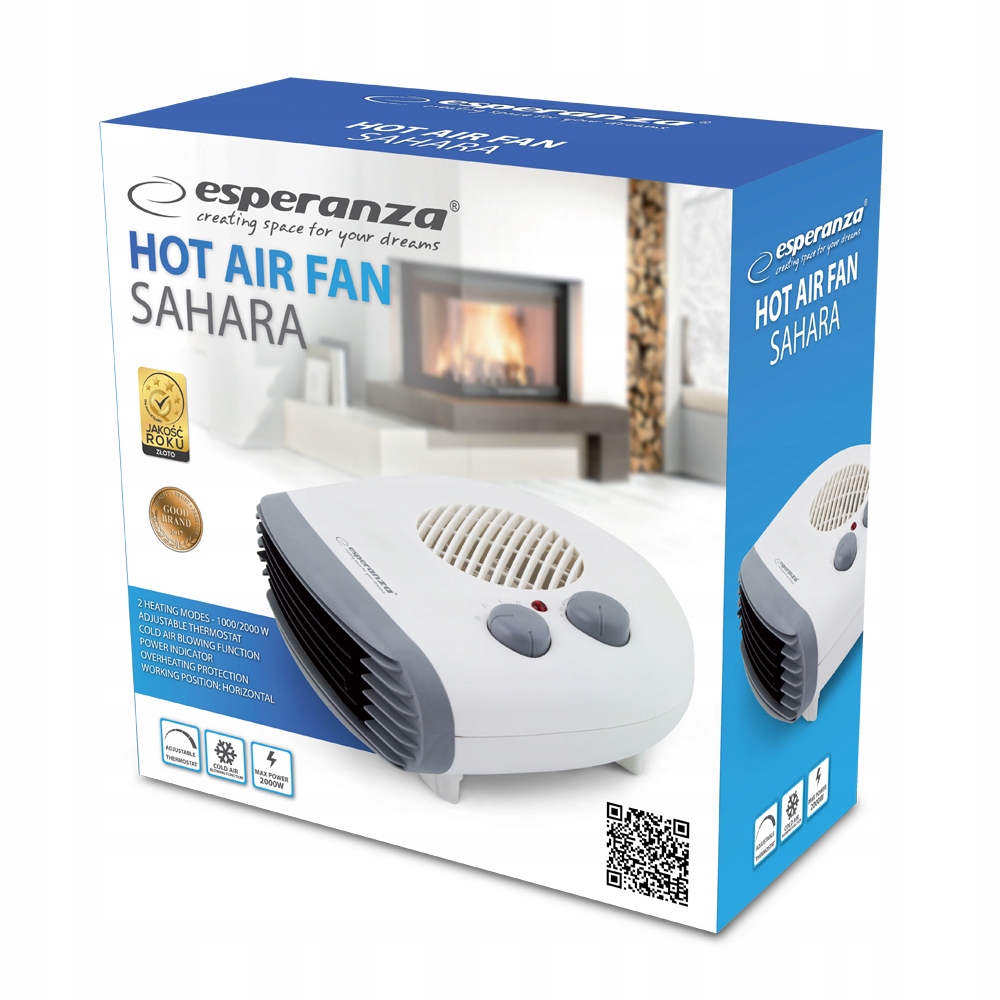 

Grzejnik Termowentylator 1000W/2000W Sahara