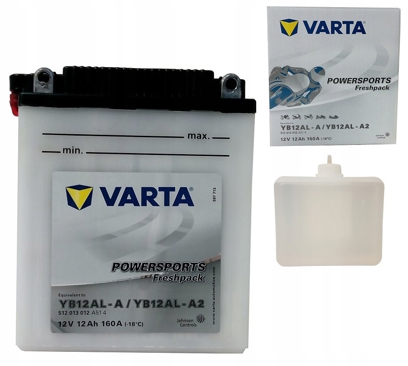 

Akumulator Varta B12AL-A2/YB12AL-A2 12V 12Ah 160A
