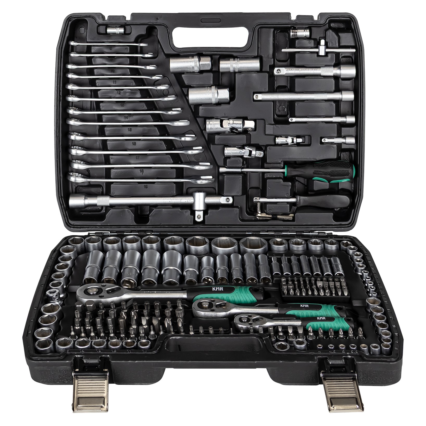 Sada nářadí KMR21 216 dílů 1/2" 1/4" 3/8"