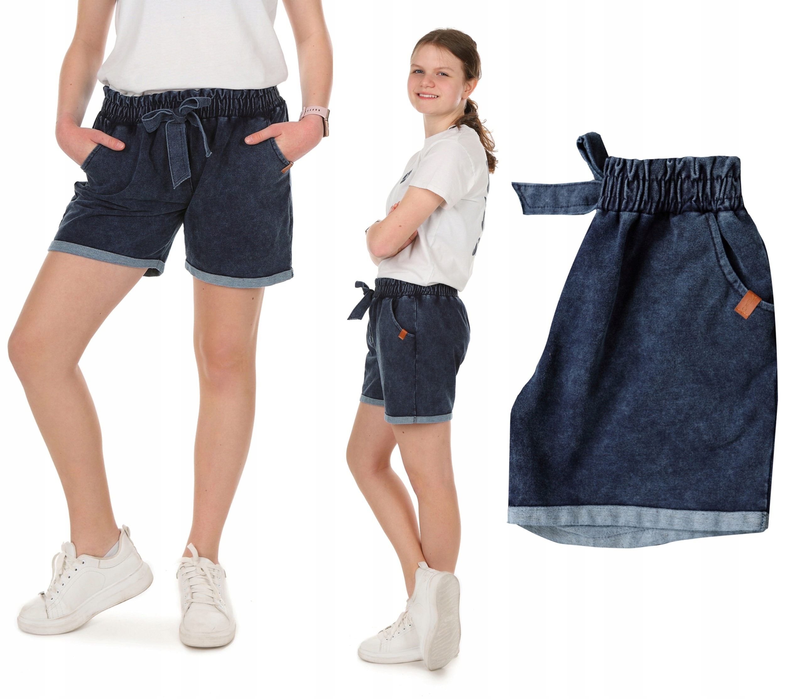 

Krótkie spodenki dres Szorty Jeans 152/158 Prod.PL