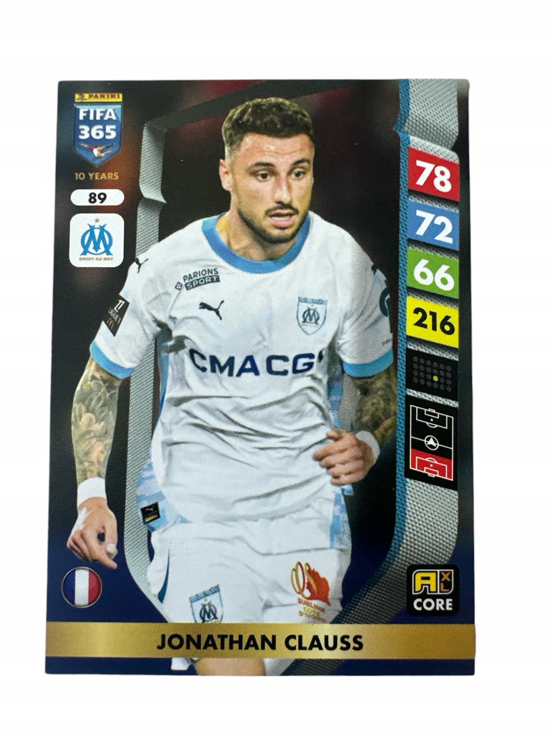 Fifa 365 2025 Adrenalyn XL Panini Core Olympique Nr 89 Clauss