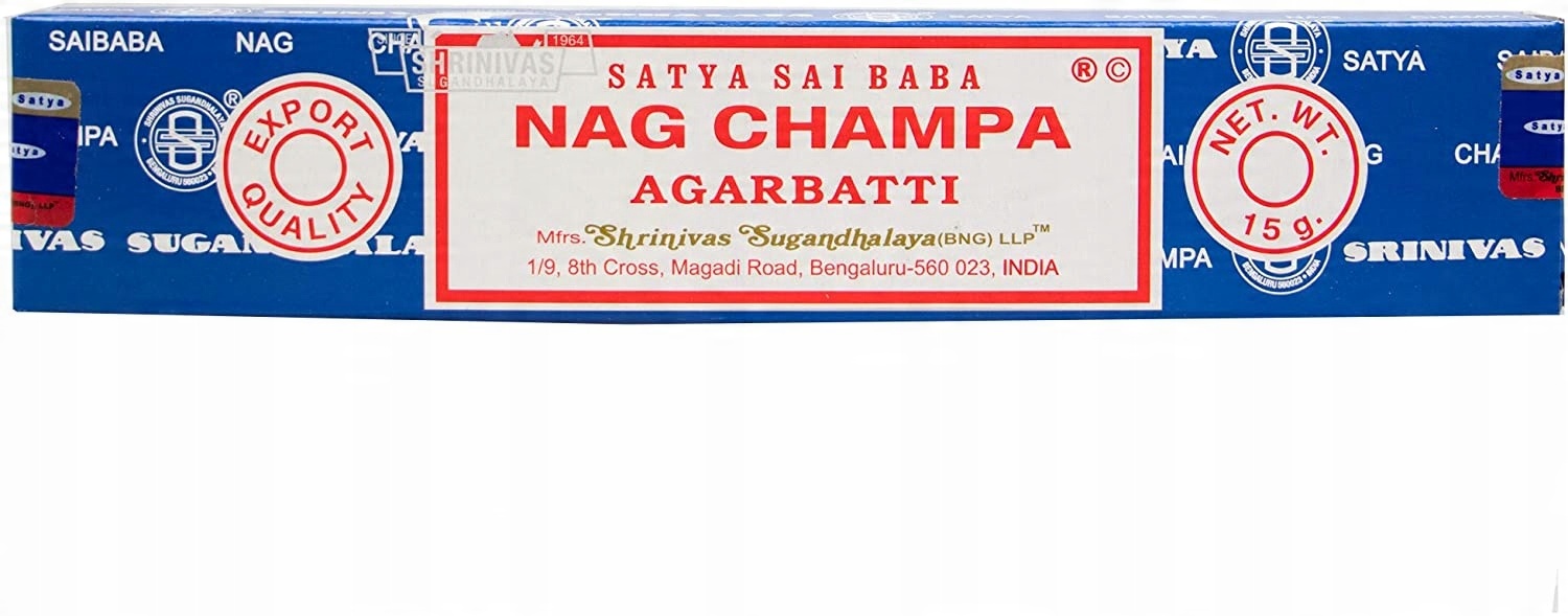 

Kadzidełka Sai Baba Nag Champa kadzidła Satya 15g