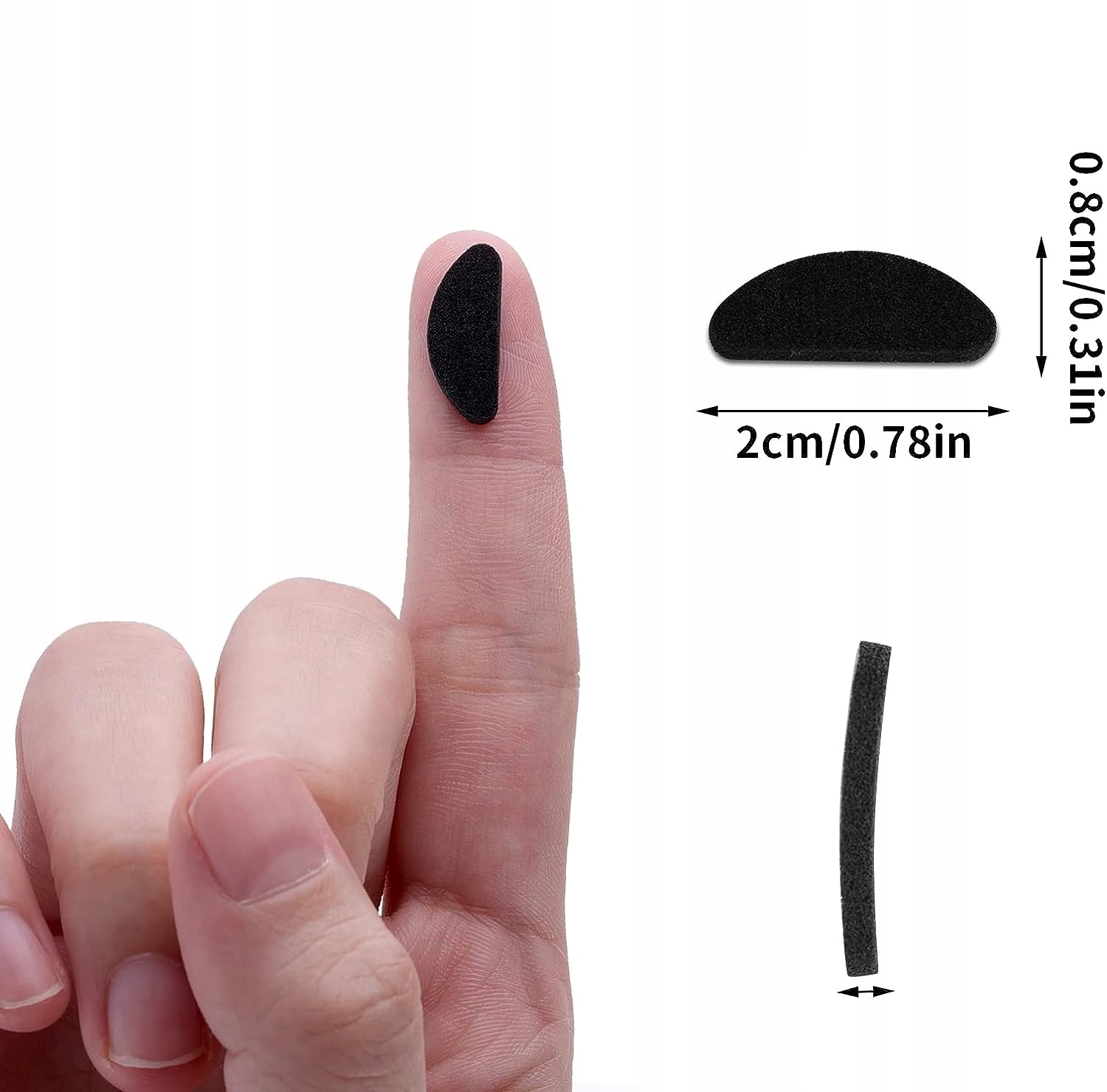 20X SAMOPRZYLEPNE NAKŁADKI NA NOS OKULARY NOSKI NA ODCISKI NA NOSIE PREZENT Marka Inna marka