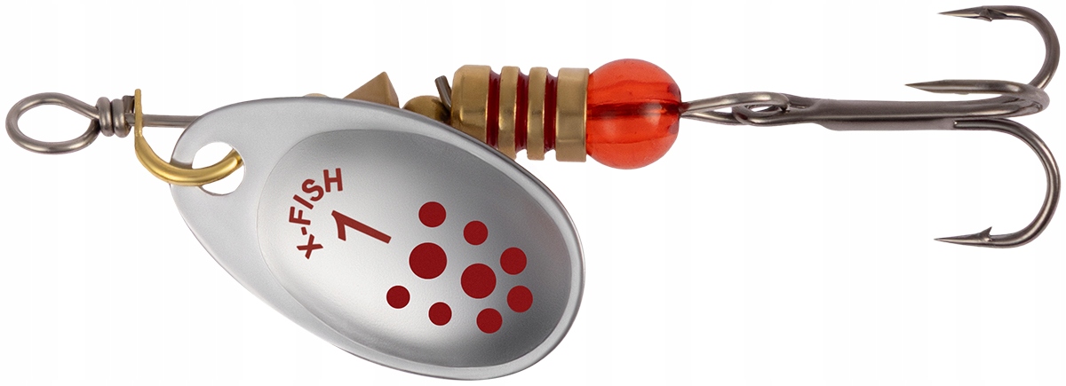 Błystka Obrotowa X-fish Spike #5 14,5g Silver Rd
