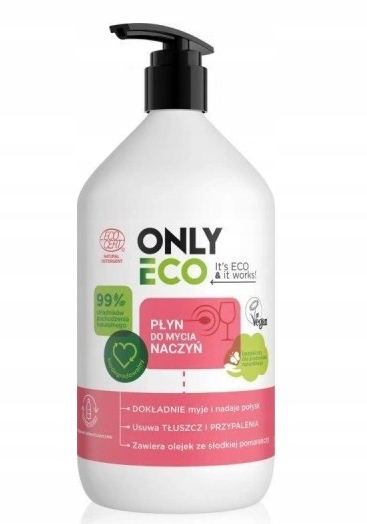 

Onlyeco, Płyn do mycia naczyń, 1 l
