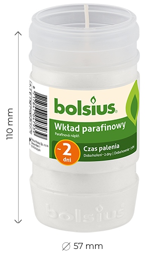 

Wkład Parafinowy Bolsius 2 dni Wkłady 20 szt