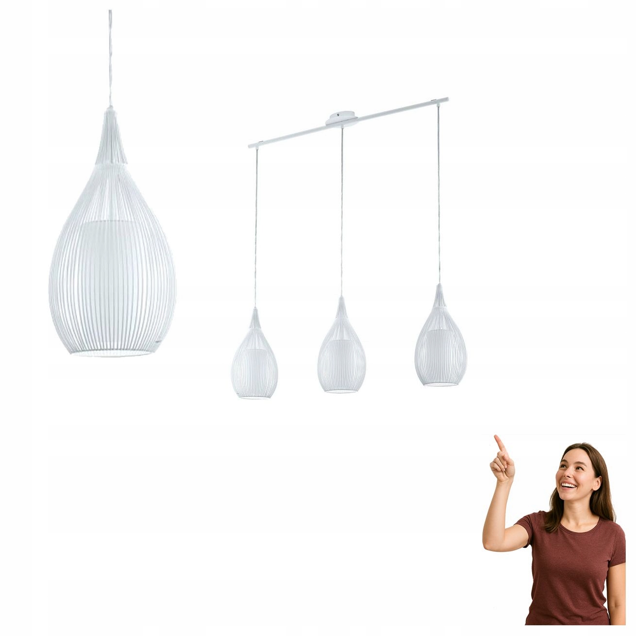 Závesná lampa Razoni 94388 Eglo