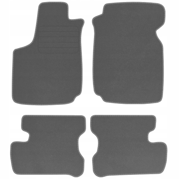 Ford Ka I 96-08 Velurové koberce Comfort Šedé