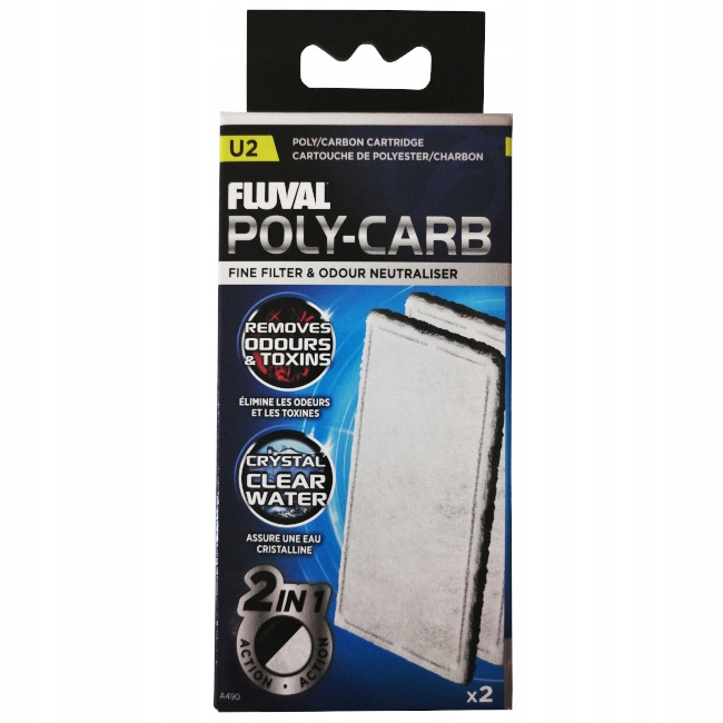 

Hagen Fluval Poly-carb Wkład Węglowy/gąbka Do U2