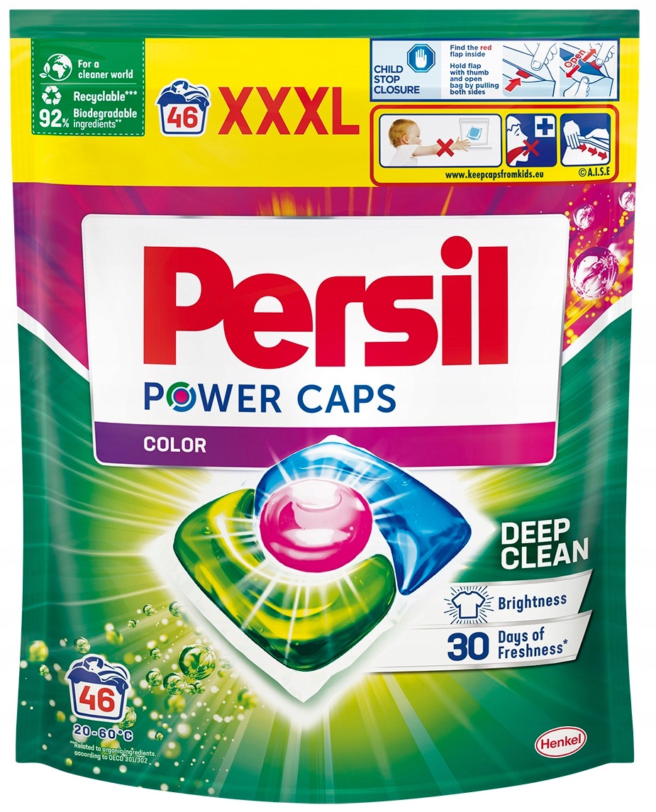 

Kapsułki do prania Persil Power Caps Color 46 szt.