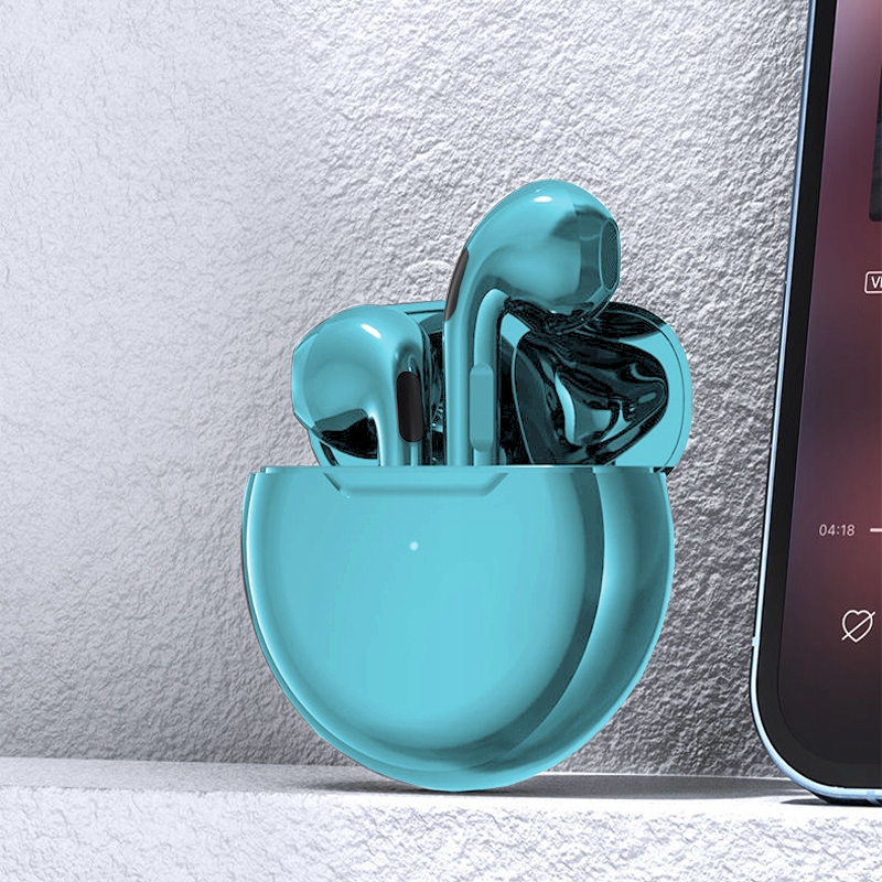 SŁUCHAWKI BEZPRZEWODOWE PRO 6 BLUETOOTH POWERBANK Kolor dominujący biały