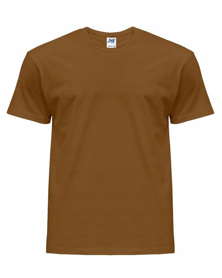 

Bawełniany t shirt męski Bawełna brązowy Jhk XL