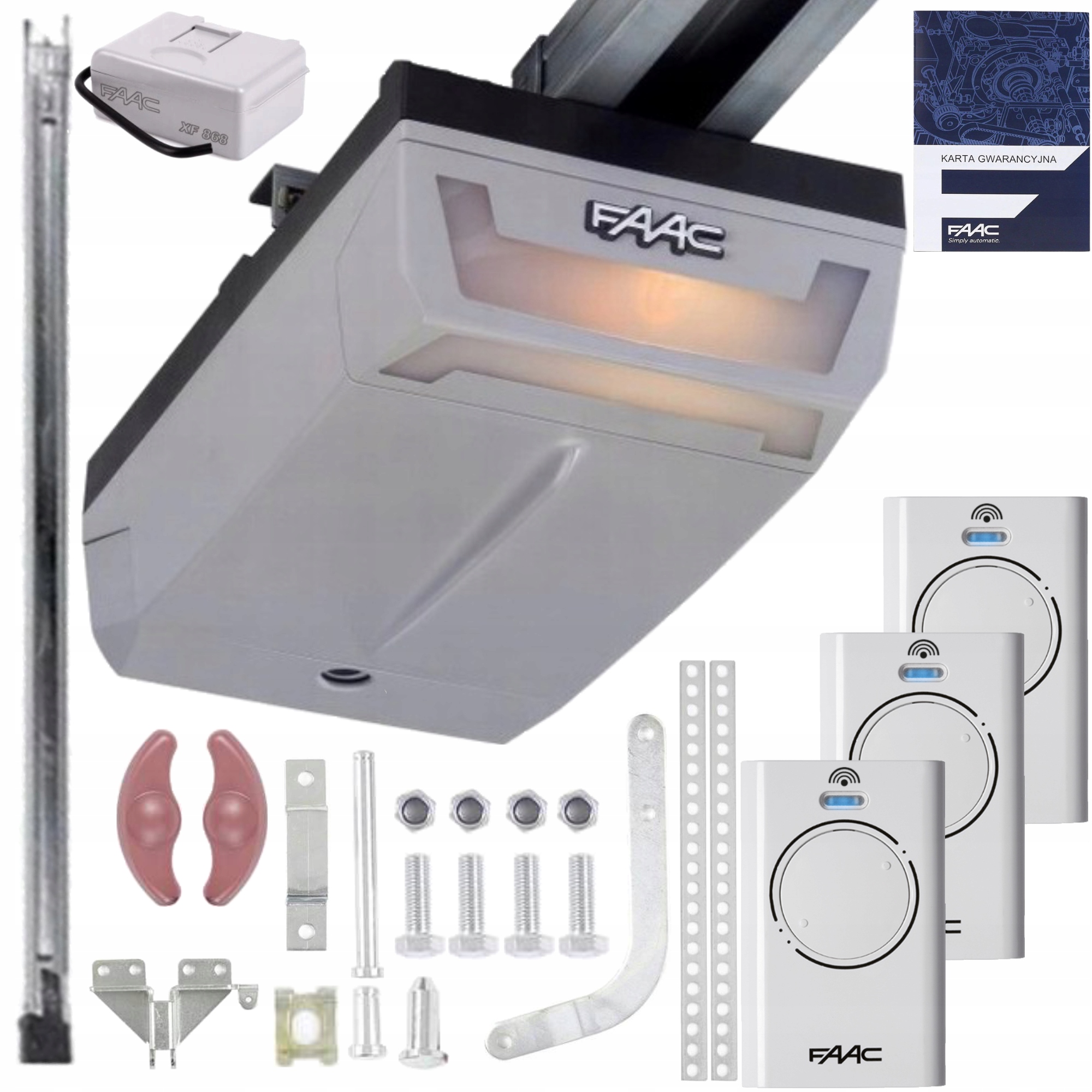 FAAC D1000 3xPILOT NAPĘD SIŁOWNIK BRAM GARAŻOWYCH