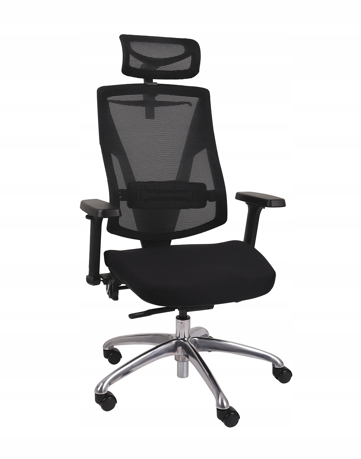 Fotel biurowy GROSPOL Futura 4S Plus TM01 czarny