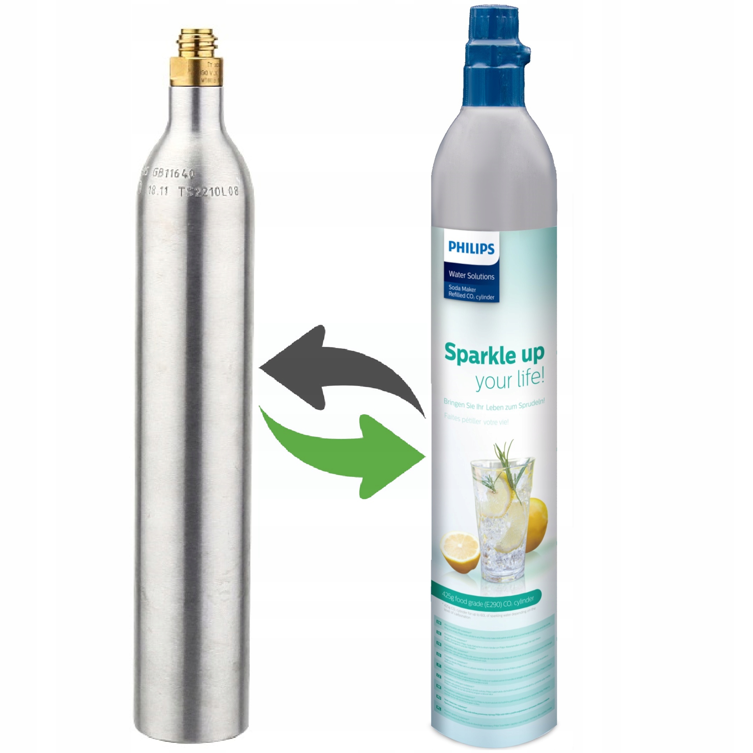 

Napełnianie butli do saturatorów gazem CO2 Philips