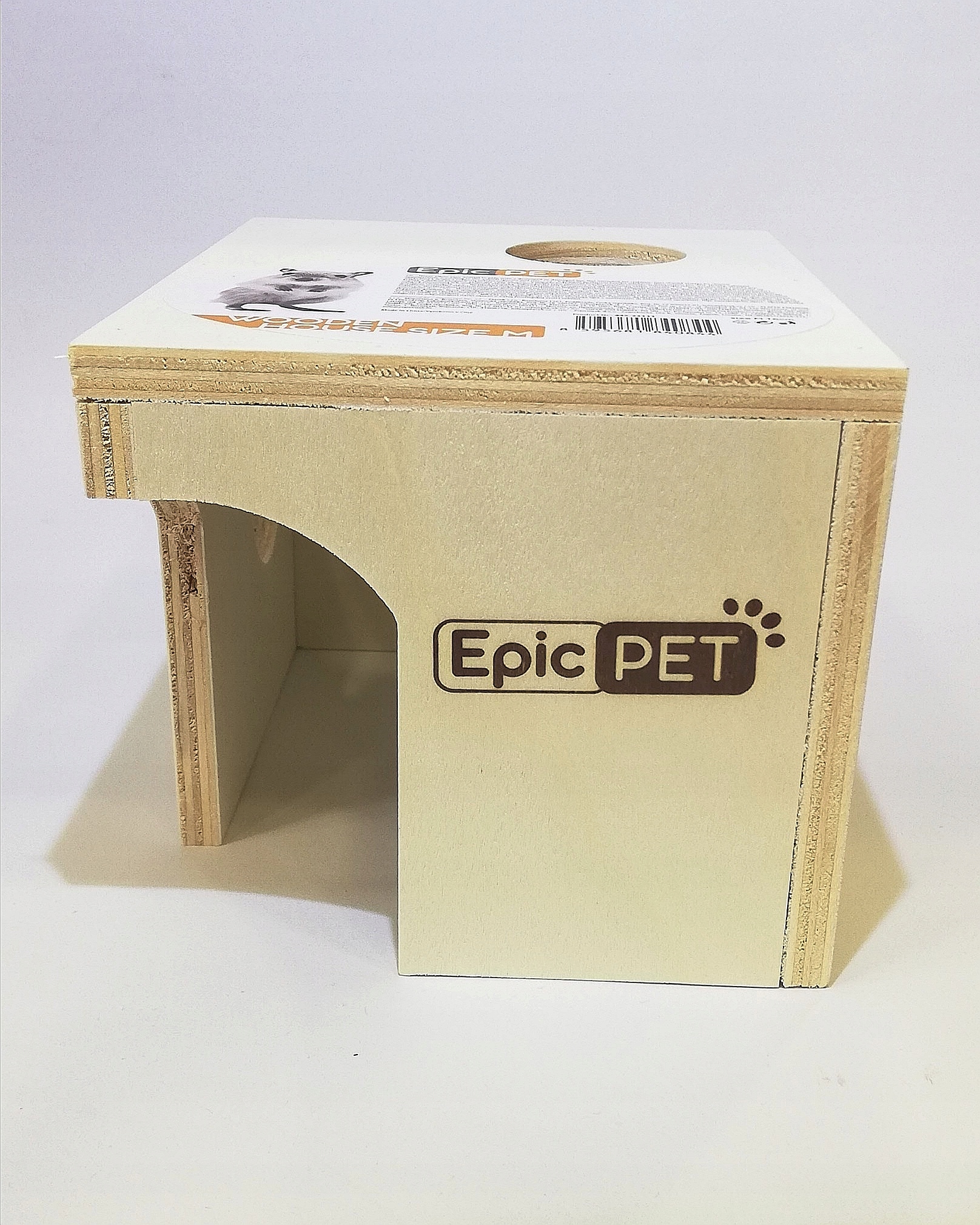 DOMEK DREWNIANY DLA CHOMIKA MYSZOSKOCZKA GRYZONIA Marka inna