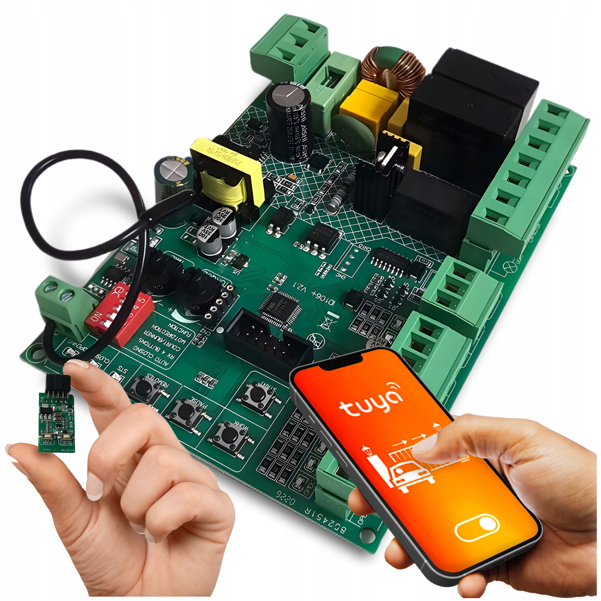 Univerzální Řídicí Jednotka pro posuvné brány 230V 750W, náhrada Wifi