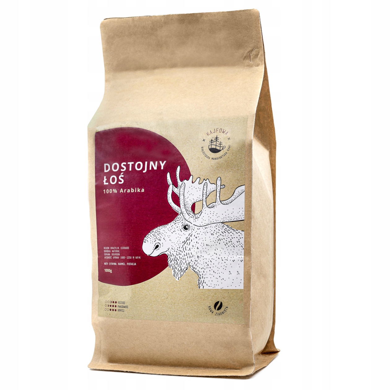 Levně Kajfová Káva Zrnková Vznešený Los 1kg