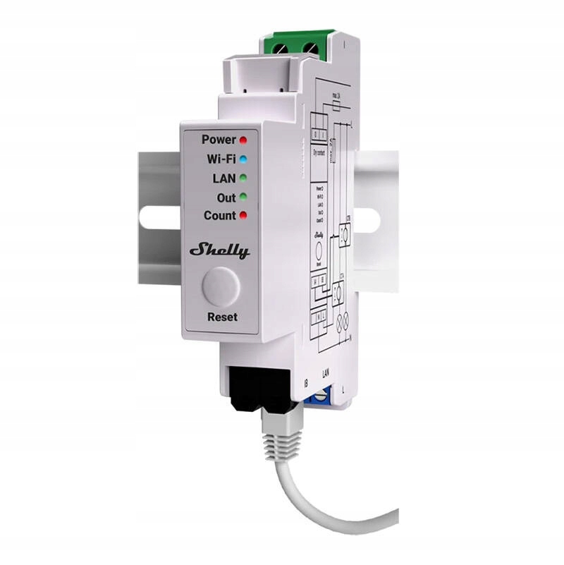 Miernik zużycia energii elektrycznej Shelly Pro EM-50 WiFi/LAN