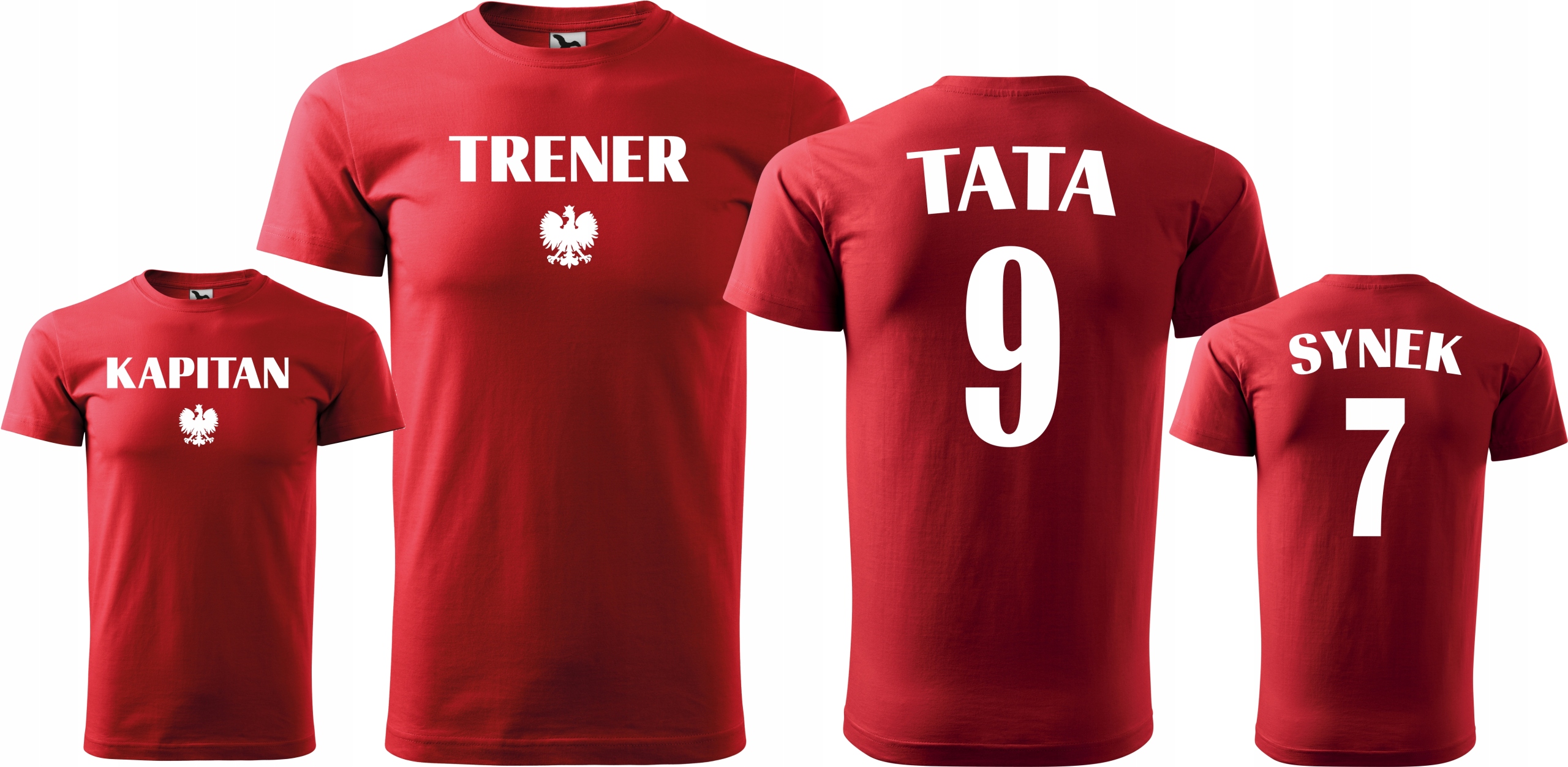 

Zestaw kibica dla Taty i Syna Polska Piłka Nożna