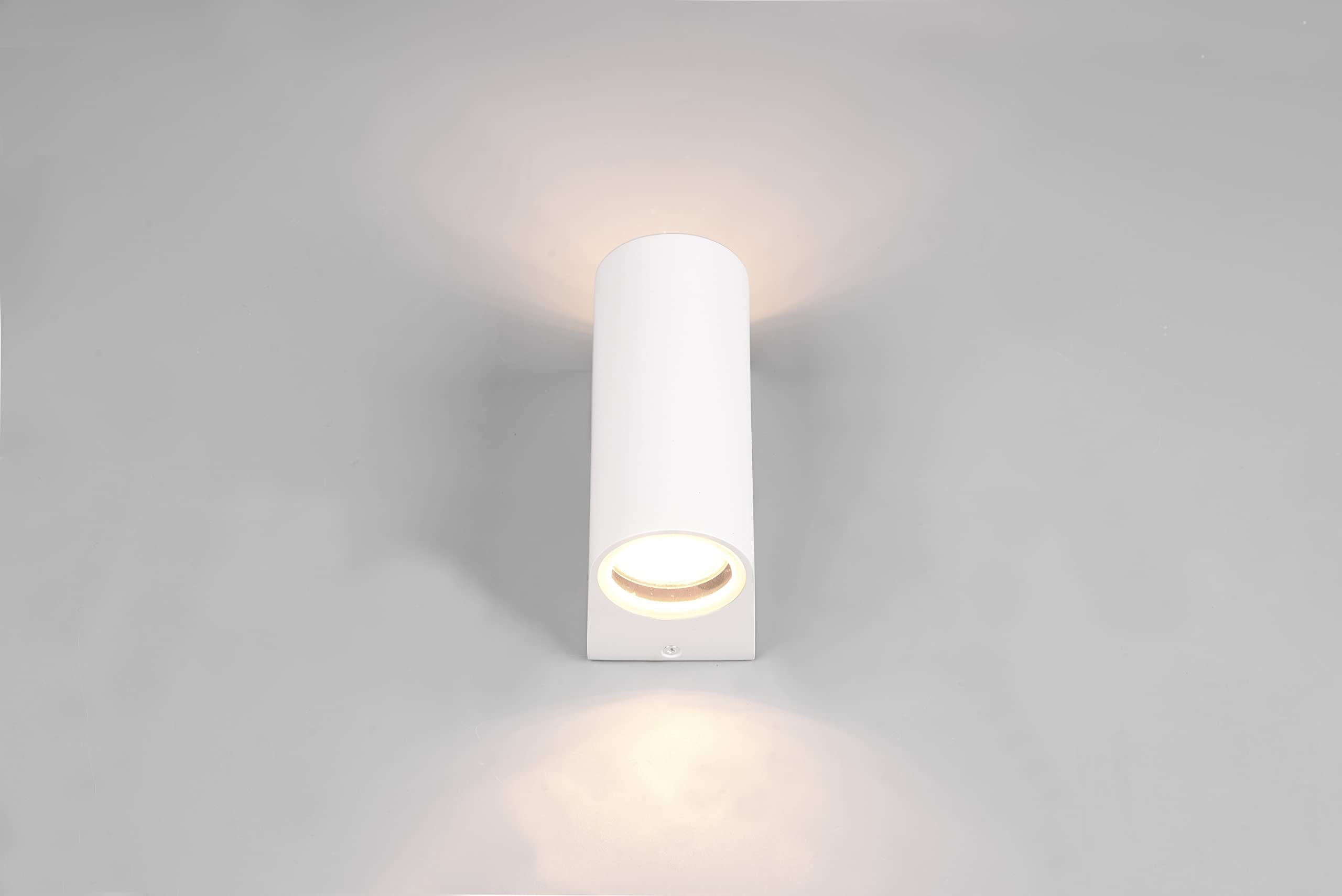 TRIO LEUCHTEN Zewnętrzna Lampa Ścienna Roya Biały Aluminiowy GU10 — miniatura 9