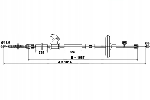 Ate Lanko Ruční Brzdy Chevrolet Cruze Opel As