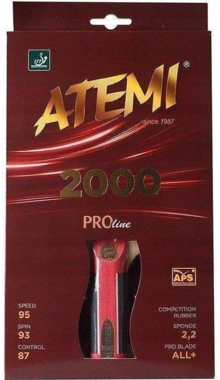 Stolní tenisová raketa Atemi 2000 Pro Line Ippon Profesionální certifikát Ittf