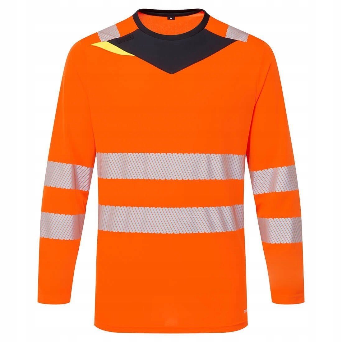 Tričko DX4 s dlouhým rukávem reflexní vel. 6XL Oranžová/Černá R