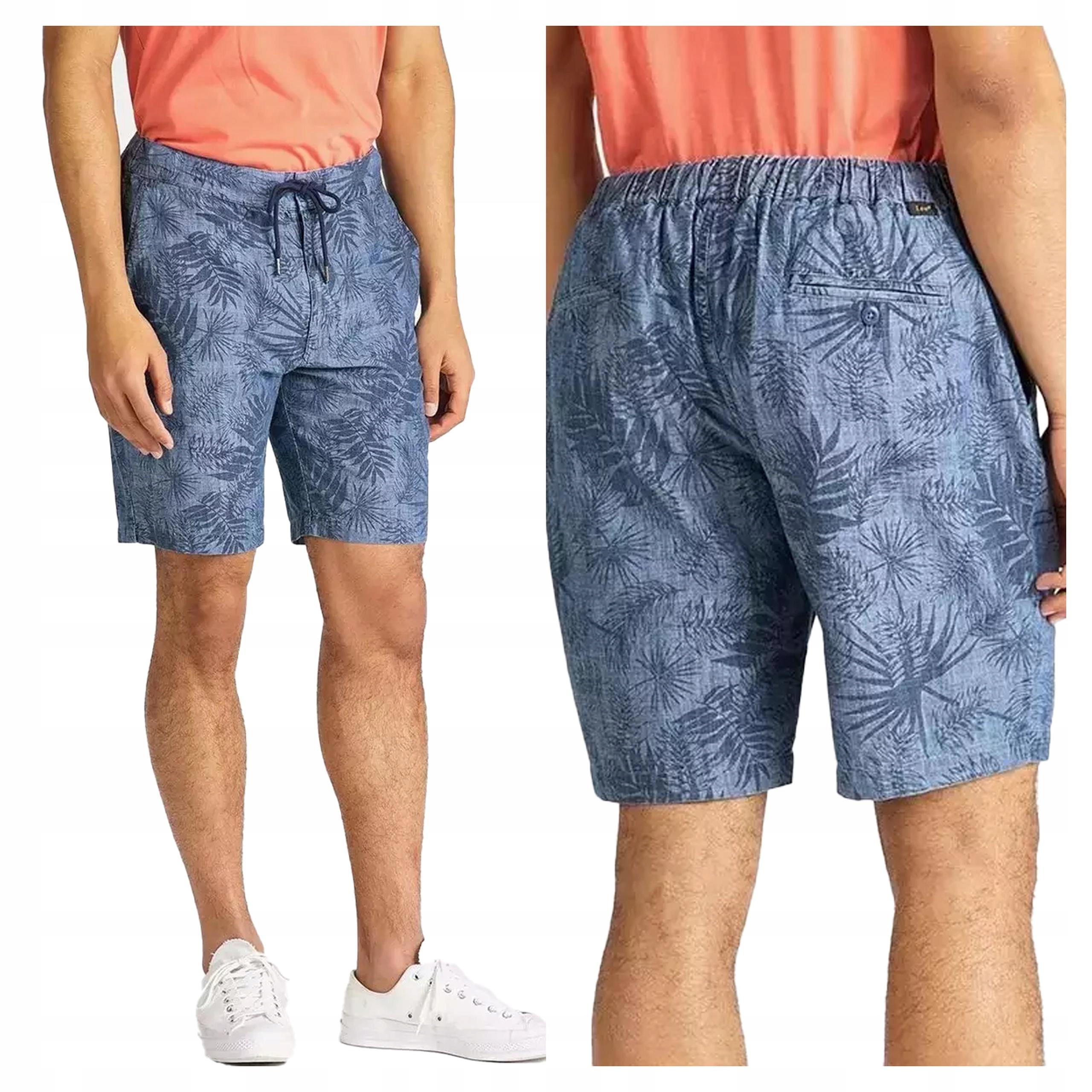 Lee Drawstring Pánské Krátké Šortky Kraťasy W32