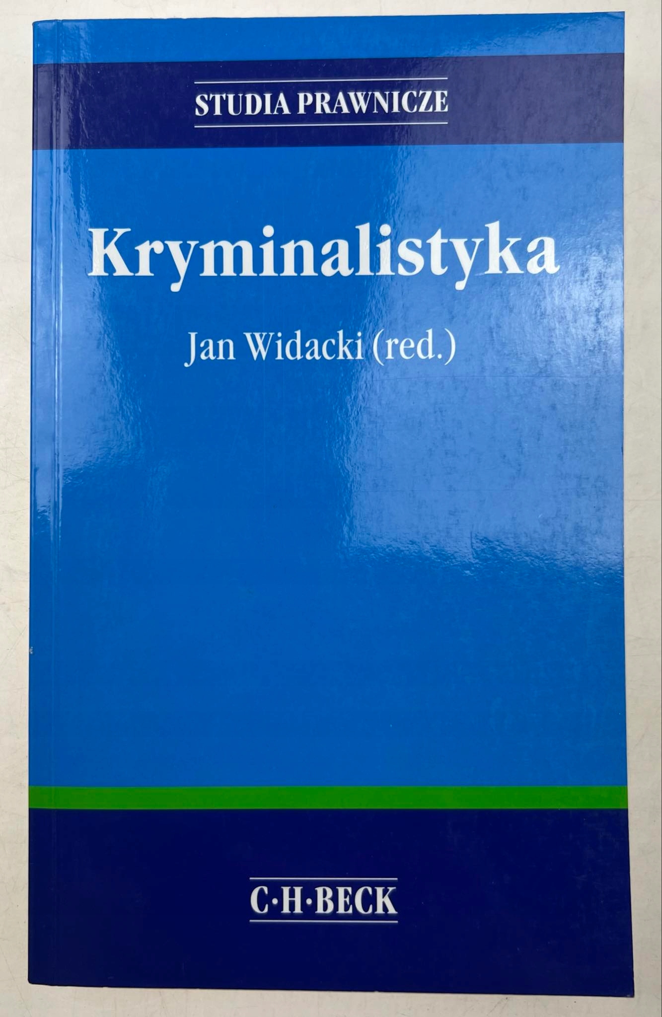 Kryminalistyka Jan Widacki