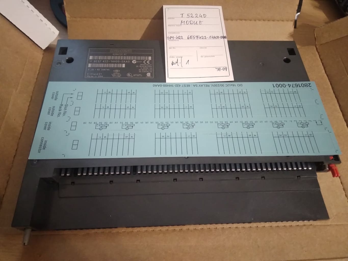Simatic S7 6ES7 422-1HH00-0AA0 Modul Výstupov
