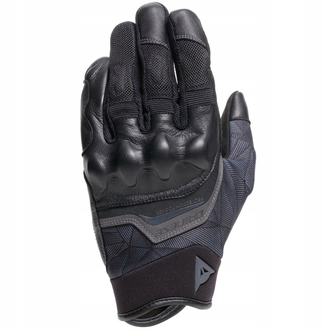 Motocyklové rukavice Dainese Ermex čierno-šedá L