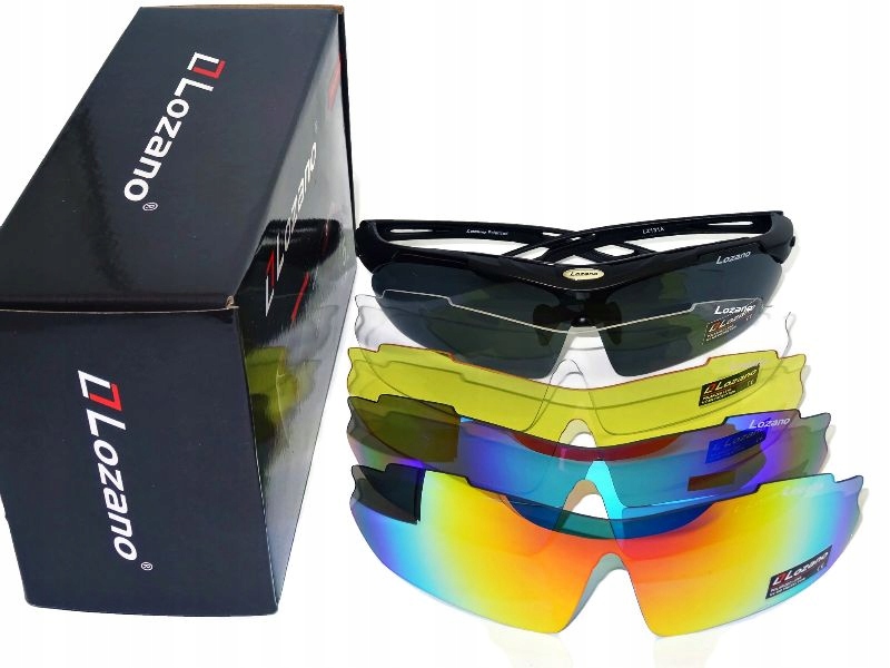 Profesionální značkové sluneční polarizační brýle Lozano UV400 Duhové