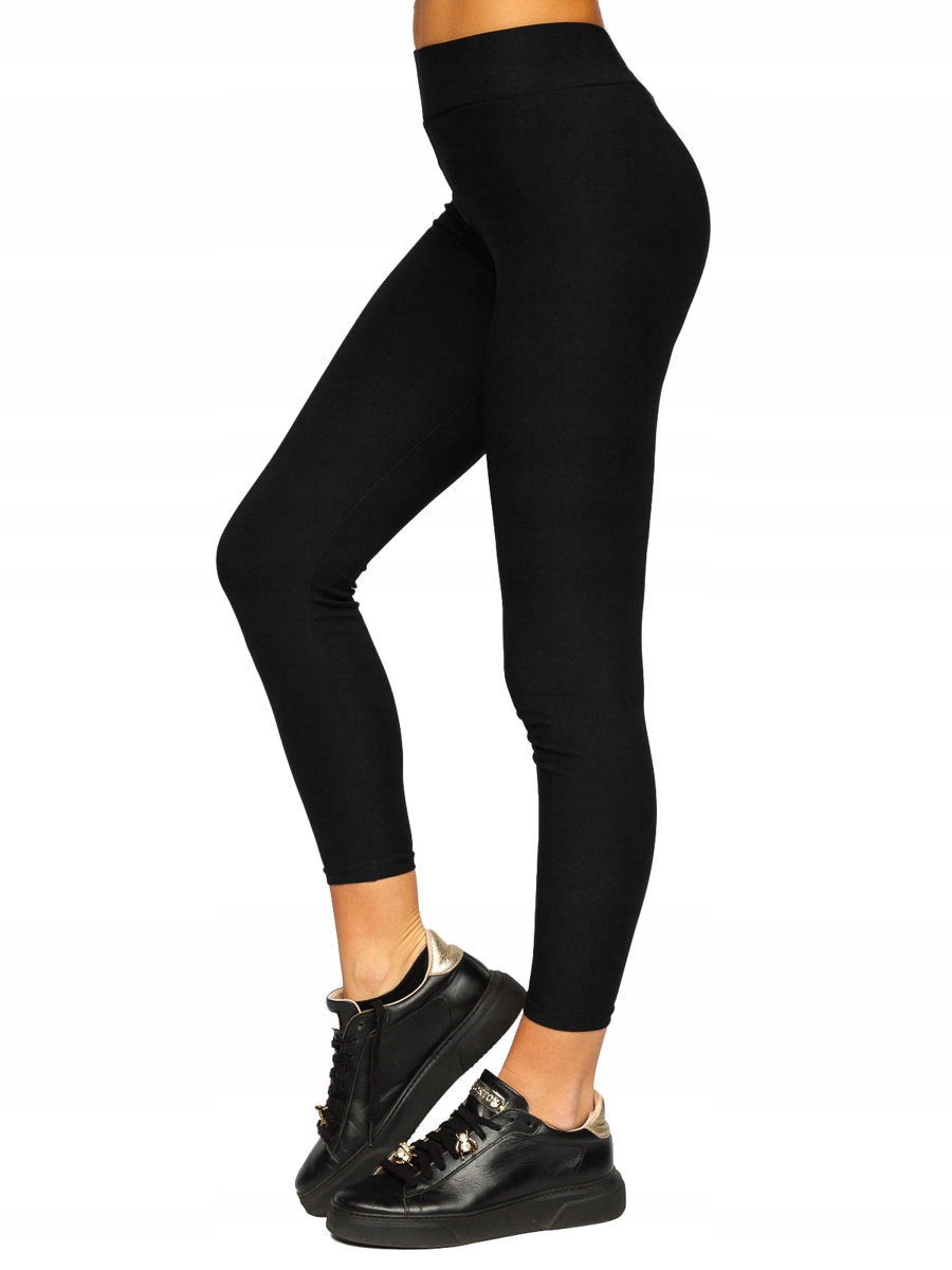 

Legginsy Damskie Getry Czarne YW01053 Denley_m