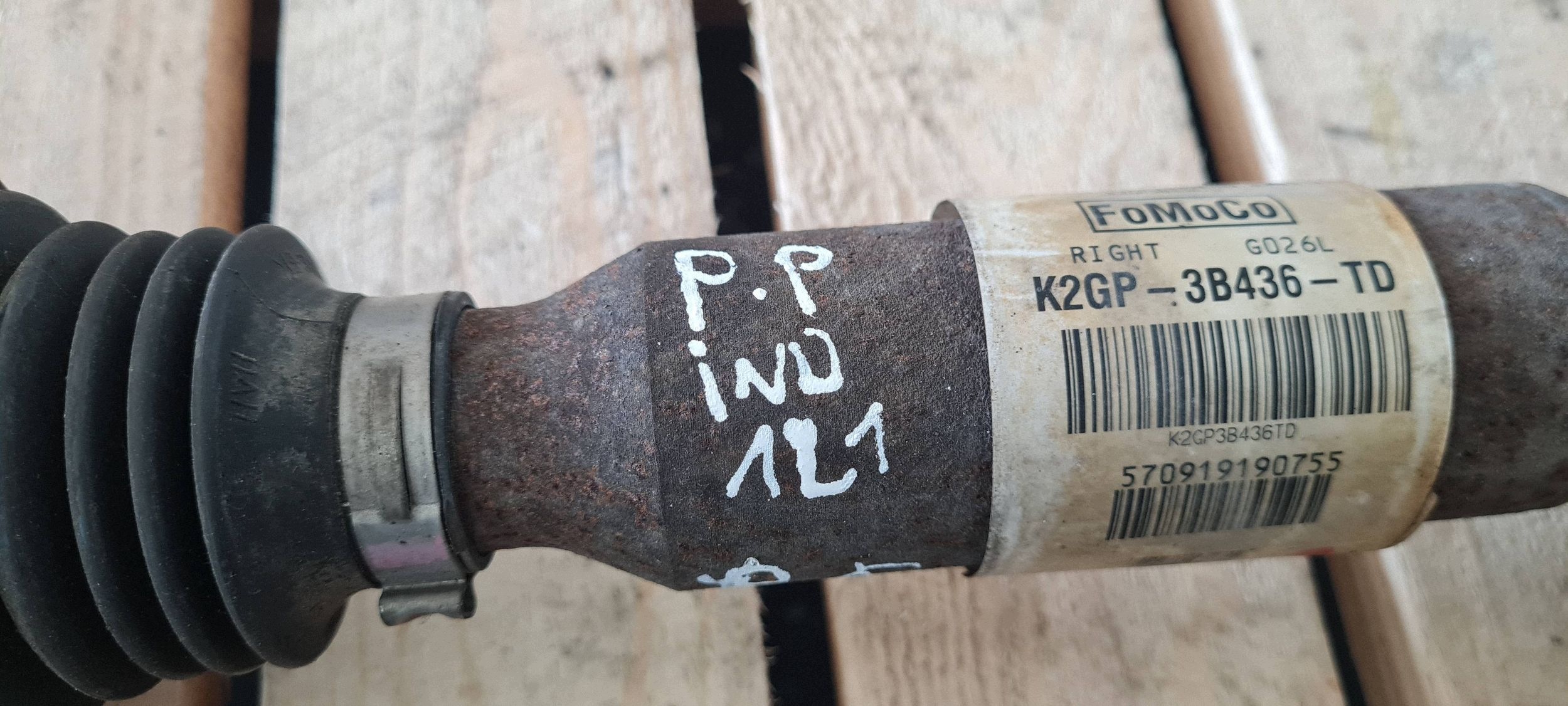 Ford Edge II 2020 semi-axis semi-axis right right front 2.7 V6 SPORT K2GP3B436TD