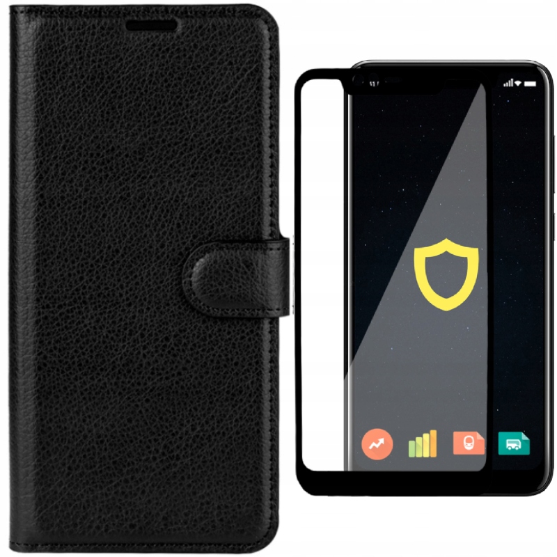 

Litchi Etui Skórzane Portfel Do Nokia 5.1 Plus
