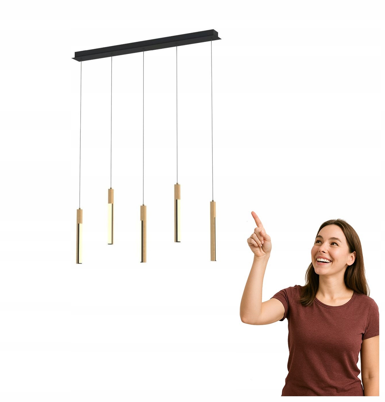 Závesná Led lampa 25W Eliot MD4768-5-3BMT Zuma Line